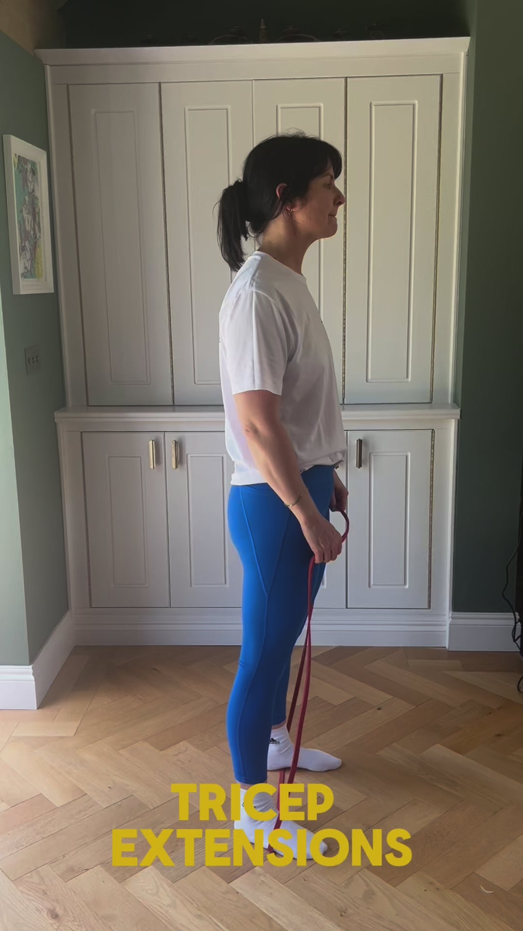 Banded Tricep Extension – Play not Pause