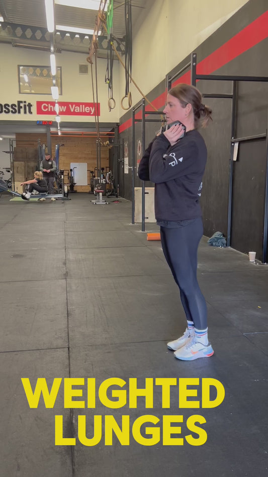 Weighted Lunges