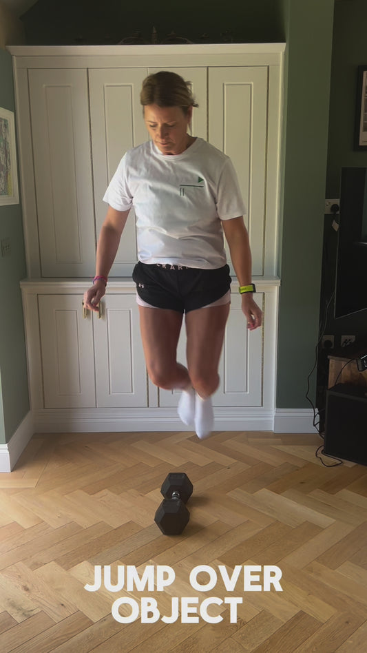 Jumping over an object